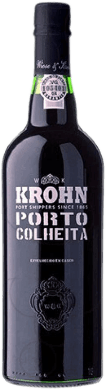 28,95 € Kostenloser Versand | Verstärkter Wein Krohn Colheita I.G. Porto Porto Portugal Flasche 75 cl