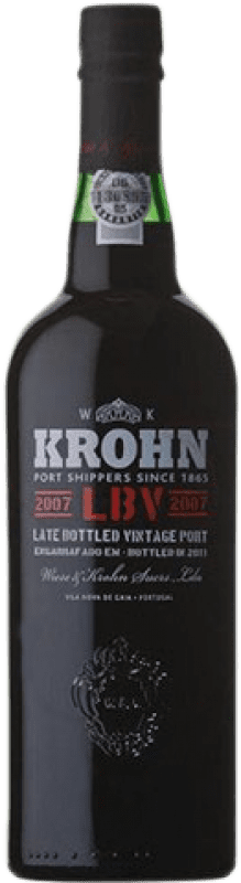 19,95 € Envoi gratuit | Vin Fortifié Krohn LBV Late Bottled Vintage I.G. Porto Porto Portugal Tempranillo, Touriga Franca, Touriga Nacional, Tinta Amarela, Tinta Cão, Tinta Barroca 75 cl