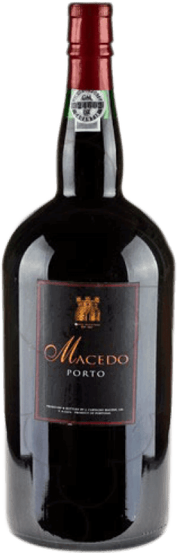 14,95 € Free Shipping | Fortified wine Macedo I.G. Porto Porto Portugal Tempranillo, Touriga Franca, Touriga Nacional, Tinta Amarela, Tinta Cão, Tinta Barroca Magnum Bottle 1,5 L