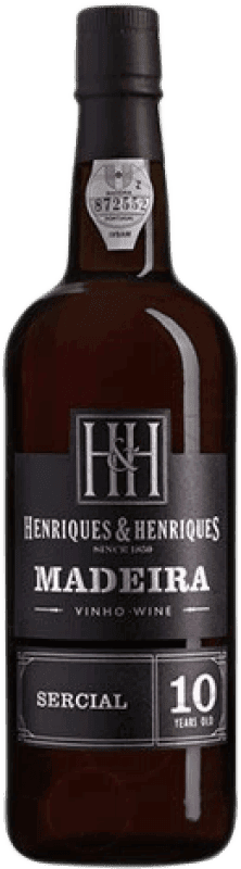 41,95 € Kostenloser Versand | Verstärkter Wein Madeira H&H I.G. Madeira Portugal Malvasía 10 Jahre Flasche 75 cl