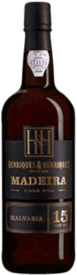 57,95 € Бесплатная доставка | Крепленое вино Madeira H&H I.G. Madeira Португалия Malvasía 15 Лет бутылка 75 cl