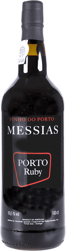 13,95 € Envio grátis | Vinho Generoso Fortificado Messias Ruby I.G. Porto Porto Portugal Tempranillo, Touriga Franca, Touriga Nacional, Tinta Amarela, Tinta Cão, Tinta Barroca 1 L