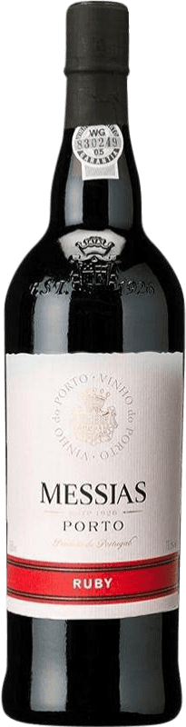 10,95 € Envio grátis | Vinho Generoso Fortificado Messias Ruby I.G. Porto Porto Portugal Tempranillo, Touriga Franca, Touriga Nacional, Tinta Amarela, Tinta Cão, Tinta Barroca 75 cl