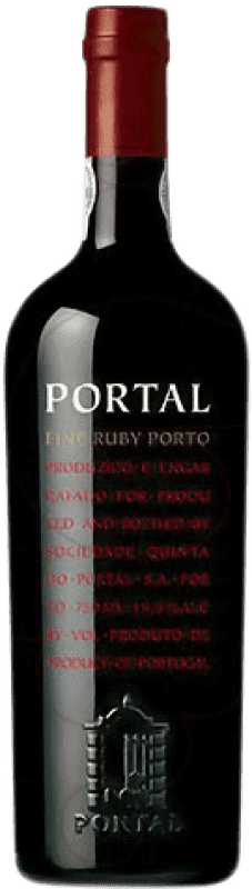 9,95 € Free Shipping | Fortified wine Quinta do Portal Fine Ruby I.G. Porto Porto Portugal Tempranillo, Touriga Franca, Touriga Nacional, Tinta Barroca Bottle 75 cl