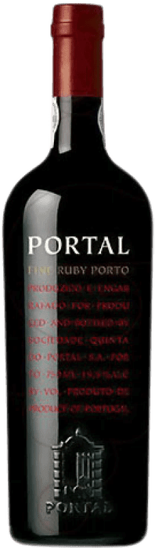 10,95 € 送料無料 | 酒精強化ワイン Quinta do Portal Ruby — ルビー I.G. Porto ポルト ポルトガル Tempranillo — テンプラニーリョ, Touriga Franca, Touriga Nacional, Tinta Barroca 75 cl