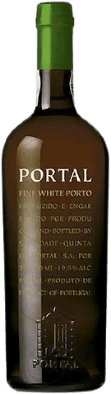 9,95 € Envio grátis | Vinho fortificado Quinta do Portal Fine White I.G. Porto Porto Portugal Malvasía, Godello, Viosinho Garrafa 75 cl
