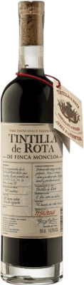 53,95 € Kostenloser Versand | Verstärkter Wein Finca Moncloa de Rota I.G.P. Vino de la Tierra de Cádiz Andalucía y Extremadura Spanien Tintilla Halbe Flasche 50 cl