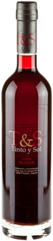 18,95 € Envío gratis | Vino Generoso Fortificado Tinto y Sol Andalucía y Extremadura España Merlot Botella Medium 50 cl
