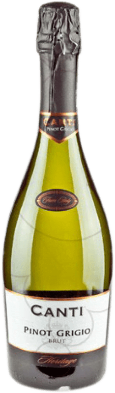 8,95 € 送料無料 | 白スパークリングワイン Canti Brut 若い D.O.C. Italy イタリア Pinot Grey ボトル 75 cl