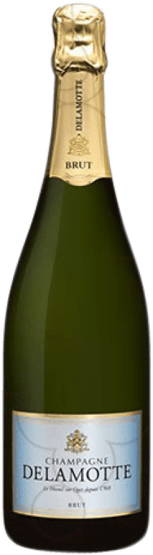 55,95 € Envio grátis | Espumante branco Delamotte Brut Grande Reserva A.O.C. Champagne França Pinot Preto, Chardonnay, Pinot Meunier Garrafa 75 cl