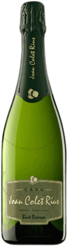 13,95 € Free Shipping | White sparkling Joan Colet Rius Joan colet Rius Brut Reserve D.O. Cava Catalonia Spain Macabeo, Chardonnay, Parellada Bottle 75 cl