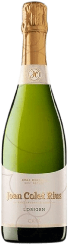 18,95 € 免费送货 | 白起泡酒 Joan Colet Rius l'Origen Brut Nature 大储备 D.O. Cava 加泰罗尼亚 西班牙 Macabeo, Xarel·lo, Chardonnay, Parellada 瓶子 75 cl