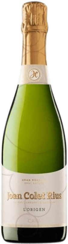 18,95 € Free Shipping | White sparkling Joan Colet Rius l'Origen Brut Nature Grand Reserve D.O. Cava Catalonia Spain Macabeo, Xarel·lo, Chardonnay, Parellada Bottle 75 cl