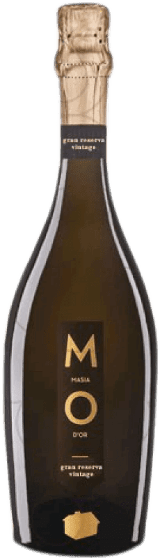 10,95 € Free Shipping | White sparkling Mo Masía d'Or Brut Nature Grand Reserve D.O. Cava Catalonia Spain Bottle 75 cl