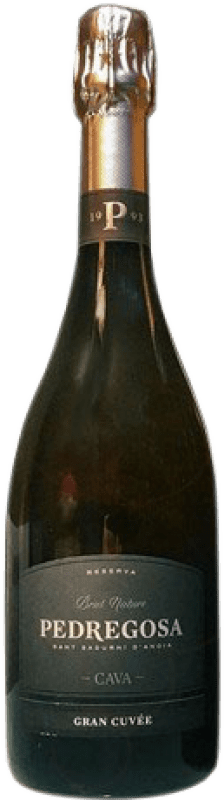 15,95 € Kostenloser Versand | Weißer Sekt Pedregosa Brut Nature Grande Cuvée Reserve — Gereift D.O. Cava Katalonien Spanien Flasche 75 cl