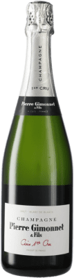 54,95 € Бесплатная доставка | Белое игристое Pierre Gimonnet Cuis Premier Cru брют Гранд Резерв A.O.C. Champagne Франция Chardonnay бутылка 75 cl