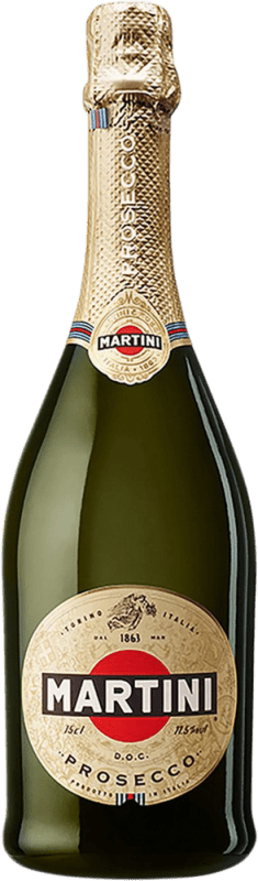 9,95 € Envoi gratuit | Vin Mousseux Blanc Martini Brut Jeune D.O.C. Prosecco Italie Glera, Prosecco Bouteille 75 cl