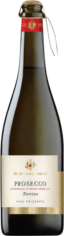 12,95 € Kostenloser Versand | Weißer Sekt Maschio dei Cavalieri Seco — Trocken D.O.C. Prosecco Italien Glera Flasche 75 cl
