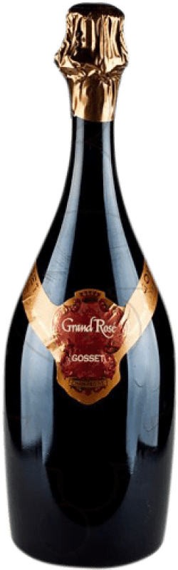 208,95 € Envío gratis | Espumoso rosado Gosset Grand Rosé Brut Gran Reserva A.O.C. Champagne Francia Pinot Negro, Chardonnay Botella Magnum 1,5 L