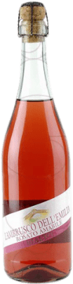 5,95 € Free Shipping | Rosé Sparkling Wine Rialto D.O.C. Lambrusco di Sorbara Italy Lambrusco Bottle 75 cl