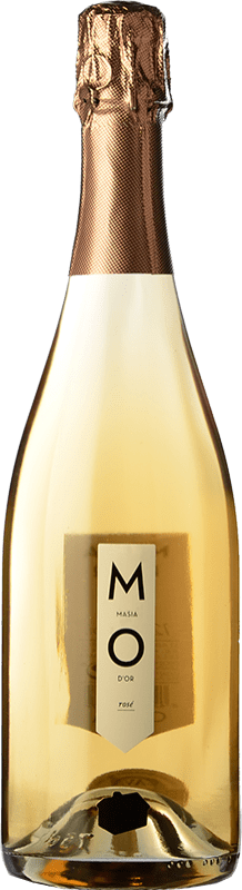 9,95 € Free Shipping | Rosé sparkling Mo Masía d'Or Rose Brut Young D.O. Cava Catalonia Spain Bottle 75 cl