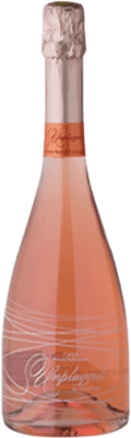 29,95 € Kostenloser Versand | Rosé Sekt Unplugged. Rosé Brut Reserve D.O. Cava Katalonien Spanien Spätburgunder Flasche 75 cl