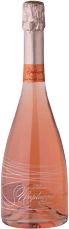 29,95 € Kostenloser Versand | Rosé Sekt Unplugged Brut — Herb Rosé Reserve — Gereift D.O. Cava Katalonien Spanien Pinot Noir — Spätburgunder Flasche 75 cl