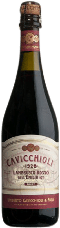 7,95 € Envoi gratuit | Vin Mousseux Rouge Cavicchioli D.O.C. Lambrusco di Sorbara Italie Lambrusco Bouteille 75 cl