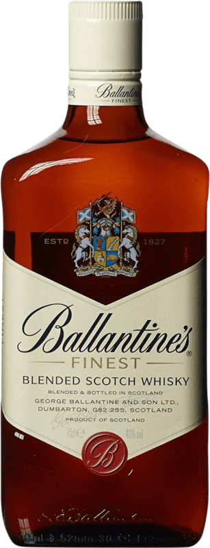 18,95 € Envio grátis | Whisky Blended Ballantine's Finest Escócia Reino Unido Garrafa 70 cl