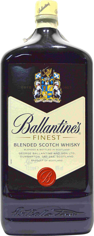 122,95 € Envio grátis | Whisky Blended Ballantine's Reino Unido Garrafa Réhoboram 4,5 L