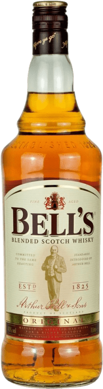 18,95 € Free Shipping | Whisky Blended Bell's United Kingdom Bottle 1 L