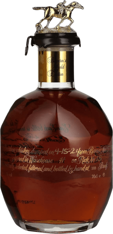 191,95 € Envio grátis | Whisky Bourbon Blanton's Gold Edition Reserva Estados Unidos Garrafa 70 cl