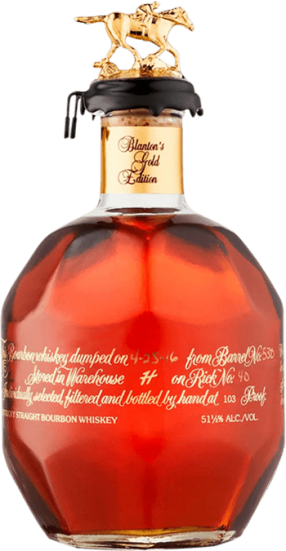 191,95 € 送料無料 | バーボンウイスキー Blanton's Gold — ゴールドエディション, 限定版 レセルバ アメリカ 70 cl