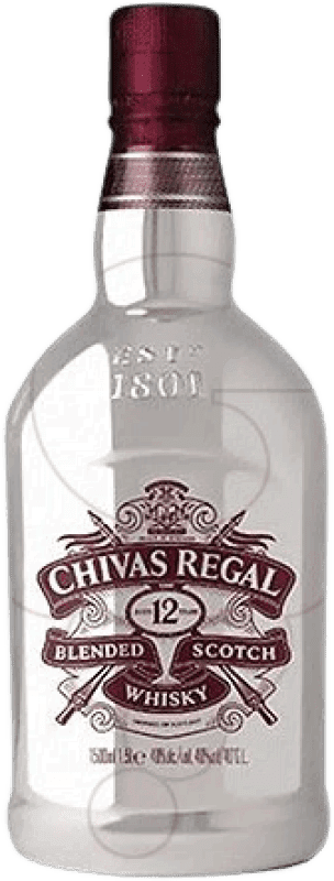 49,95 € 免费送货 | 威士忌混合 Chivas Regal 预订 英国 12 岁 特别的瓶子 1,5 L