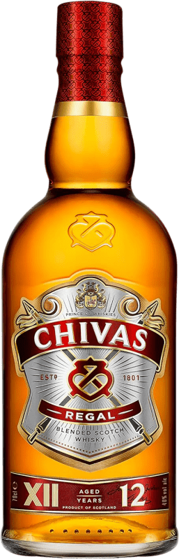 35,95 € Envoi gratuit | Blended Whisky Chivas Regal Réserve Ecosse Royaume-Uni 12 Ans Bouteille 70 cl