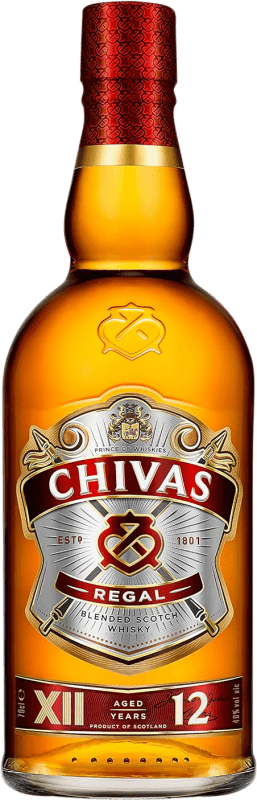 36,95 € Free Shipping | Blended Whisky Chivas Regal Reserve Scotland United Kingdom 12 Years Bottle 70 cl