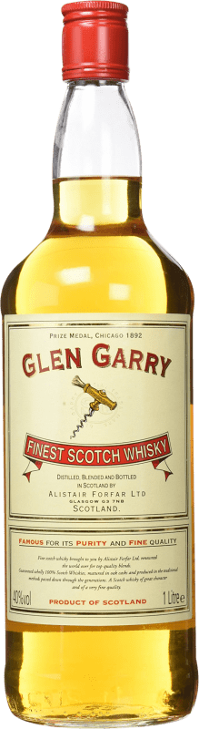 12,95 € Spedizione Gratuita | Whisky Blended Glen Garry Regno Unito 1 L