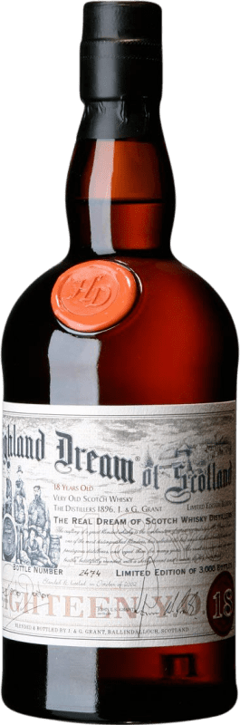 104,95 € Envoi gratuit | Whisky Blend Highland Park Dream Réserve Royaume-Uni 18 Ans Bouteille 70 cl