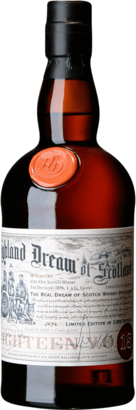 106,95 € Free Shipping | Whisky Blended Highland Park Dream Reserve United Kingdom 18 Years Bottle 70 cl