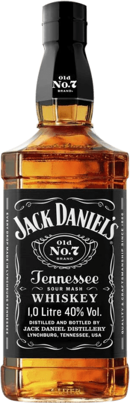 33,95 € 免费送货 | 波本威士忌 Jack Daniel's Old Nº 7 美国 瓶子 1 L