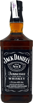 74,95 € Бесплатная доставка | Виски Бурбон Jack Daniel's Old Nº 7 Соединенные Штаты Специальная бутылка 1,75 L