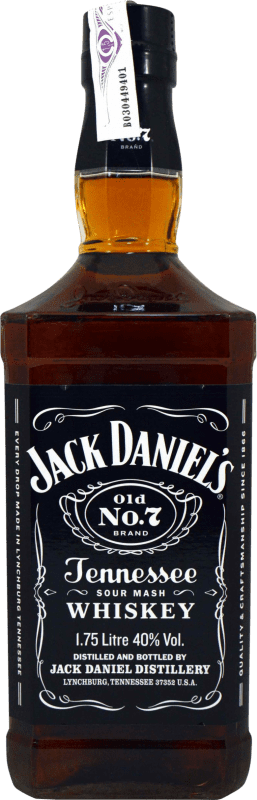 59,95 € Envoi gratuit | Whisky Bourbon Jack Daniel's Old Nº 7 États Unis Bouteille Spéciale 1,75 L