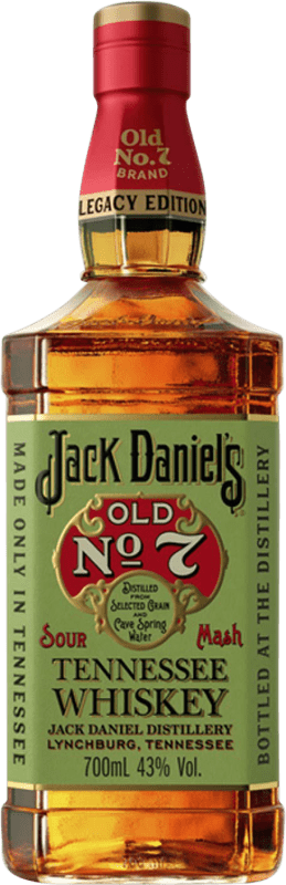 32,95 € Free Shipping | Bourbon Whisky Jack Daniel's Old Nº 7 Legacy Limited Edition Reserve — Aged United States 70 cl