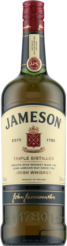 29,95 € Kostenloser Versand | Whiskey Blended Jameson Irland Flasche 1 L