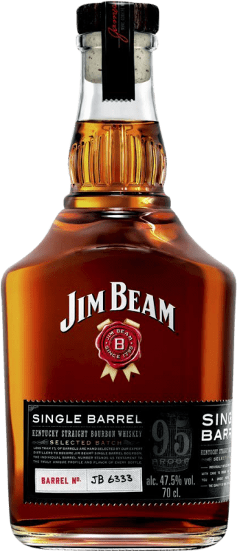 24,95 € Envio grátis | Whisky Blended Jim Beam Singel Barrel Reserva Estados Unidos Garrafa 75 cl