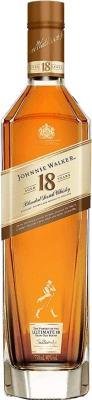 95,95 € 免费送货 | 调和威士忌 Johnnie Walker Ultimate 珍藏 苏格兰 英国 18 岁 70 cl