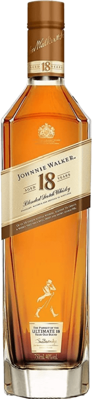 94,95 € Envío gratis | Whisky Blended Johnnie Walker Ultimate Platimum Label Reserva Escocia Reino Unido 18 Años Botella 70 cl