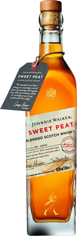 33,95 € Free Shipping | Whisky Blended Johnnie Walker Sweet Peat Reserve United Kingdom Medium Bottle 50 cl