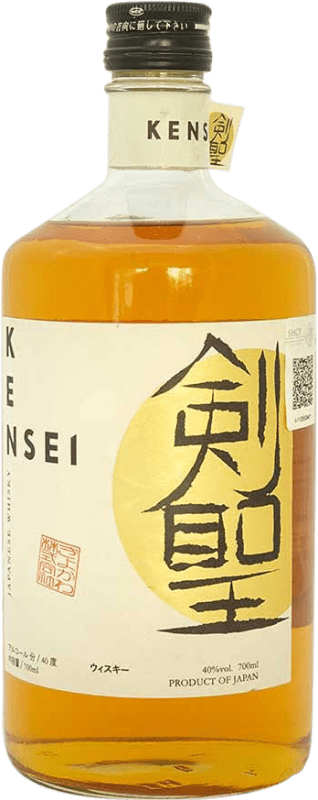 56,95 € Envio grátis | Whisky Blended Kensei Reserva Japão Garrafa 70 cl