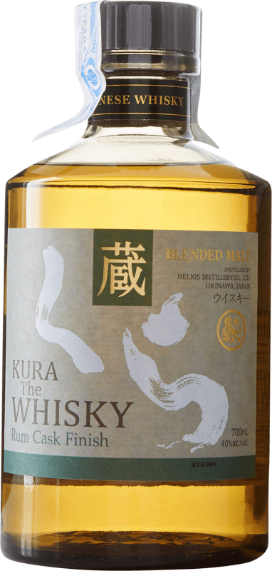 86,95 € Envío gratis | Whisky Blended Helios Kura The Whisky Reserva Japón Botella 70 cl